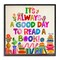 Stupell Industries Good Day To Read A Book Framed Giclee, design by Katherine Herrell Studio